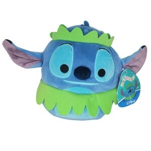 NEW Disney Lilo & Stitch Hula  Stitch 8”  Squishmallow